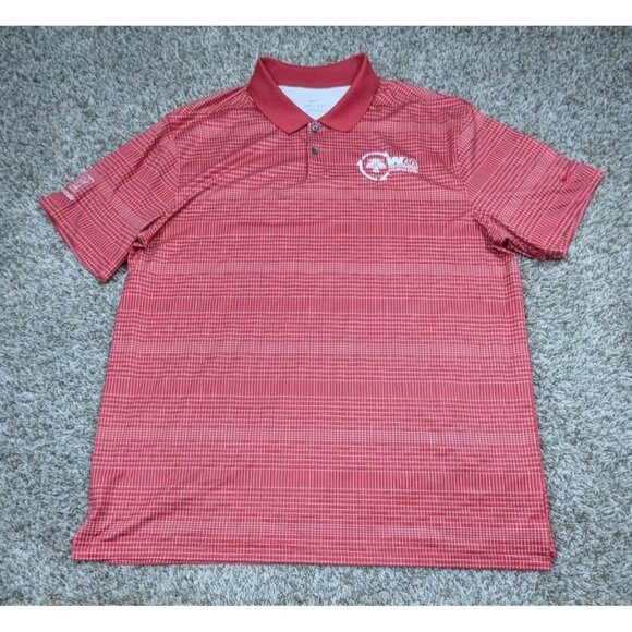 Nike Phoenix Open Golf Polo Shirt Men XL Waste Management TPC Scottsdale Dri-Fit